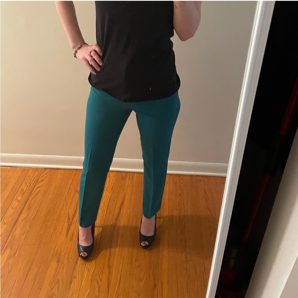 Teal green dress pants - Picture 4 of 7